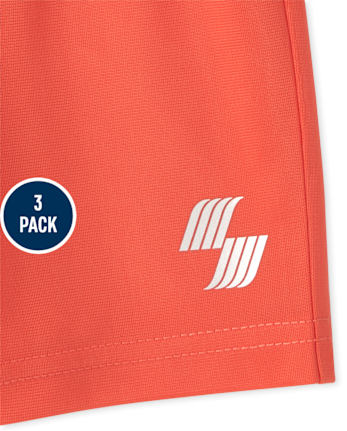 Pack de 3 pantalones cortos para bebés y niños pequeños - MULTI COLOR 3