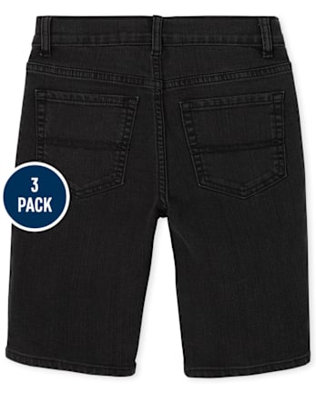 Jeans para niño / Shorts Mezclilla, paquete de 3