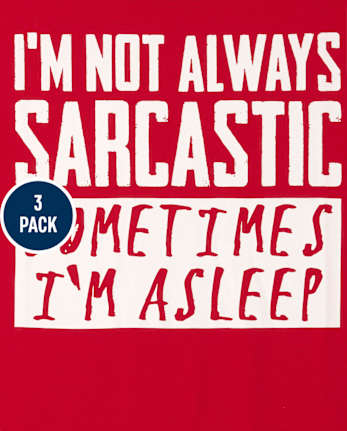 Boys Humor Graphic Tee 3-Pack