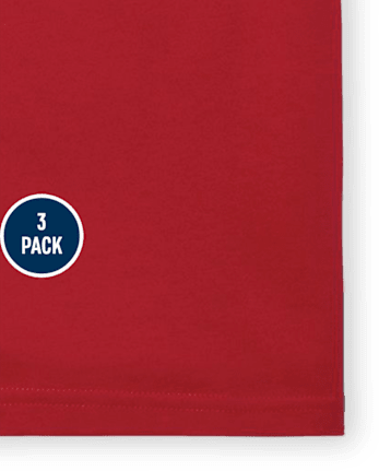 Polo de jersey suave de uniforme para niños, paquete de 3