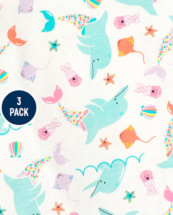 Toddler Girls Flutter Tank Top 3-Pack