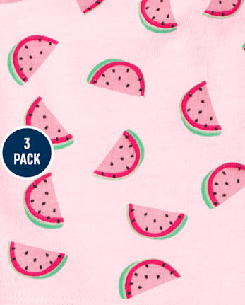 Toddler Girls Print Shorts 3-Pack