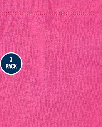 Toddler Girls Print Capri Leggings 3-Pack