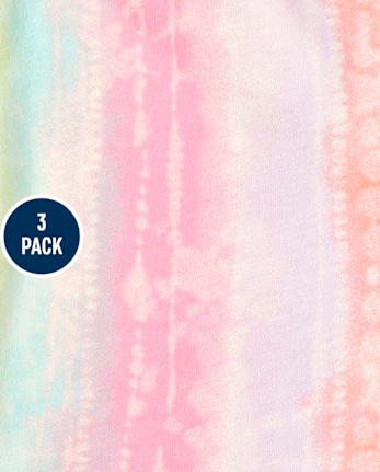 Toddler Girls Ruffle Shorts 3-Pack