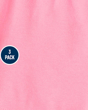 Shorts estampados para niñas pequeñas, paquete de 3