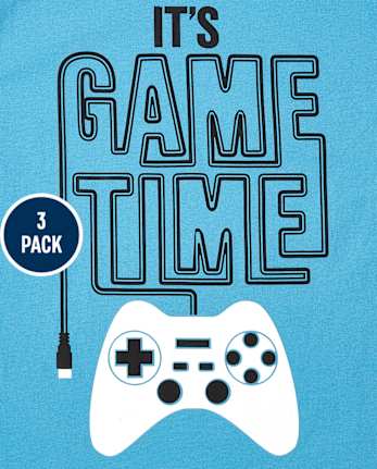 Boys Gamer Graphic Tee 3-Pack