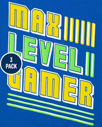 Boys Gamer Graphic Tee 3-Pack
