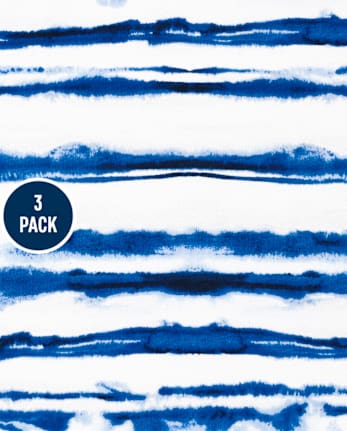 Pack de 3 camisetas sin mangas con estampado de tiburón para niños pequeños