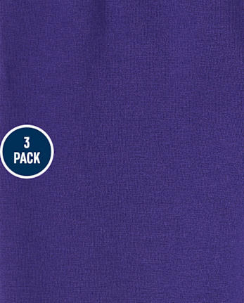 Paquete de 3 leggings capri con estampado para niñas