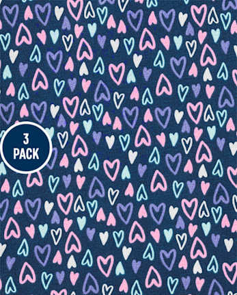 Pack de 3 tops con mariposas para niñas pequeñas