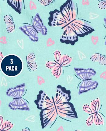 Toddler Girls Print Leggings 3-Pack