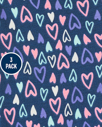 Toddler Girls Print Leggings 3-Pack