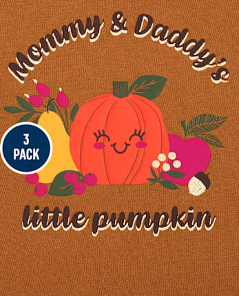 Toddler Girls Fall Top 3-Pack