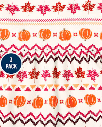 Toddler Girls Fall Top 3-Pack