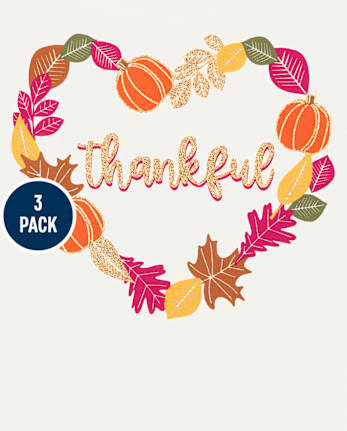 Toddler Girls Fall Top 3-Pack