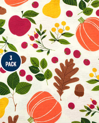 Paquete de 3 vestidos de patinadora navideña para niñas pequeñas