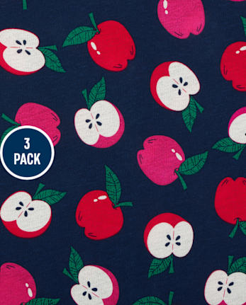 Lot de 3 paires Apple High Low Top pour filles