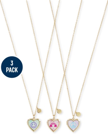 Pack of 3 combined necklaces - Teenage girl