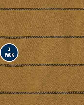 Toddler Boys Cowboy Top 3-Pack