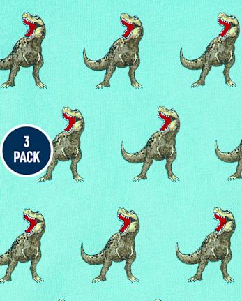 Toddler Boys Print 2 in 1 Top 3-Pack