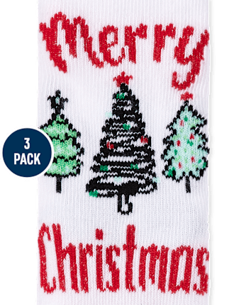 Lot de 3 paires de chaussettes assorties unisexes pour tout-petits