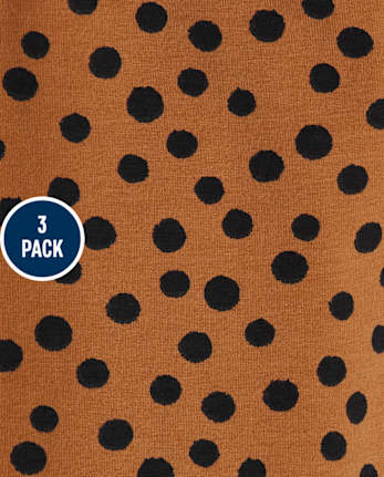 Lot de 3 leggings imprimés pour fille