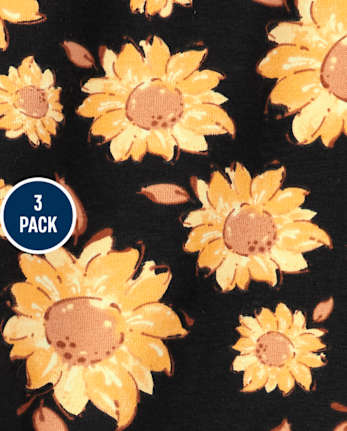 Lot de 3 leggings imprimés pour fille