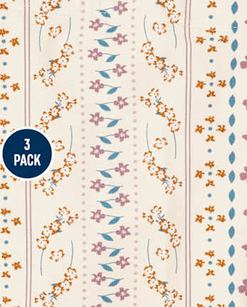 Girls Print Leggings 3-Pack