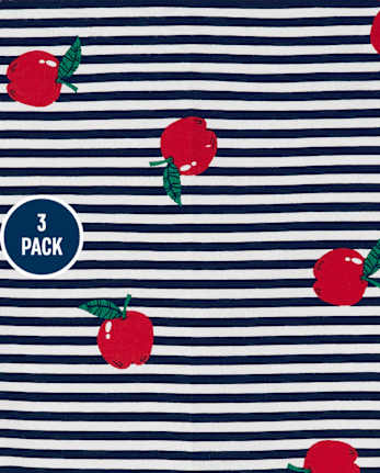 Pack de 3 leggings estampados para niñas
