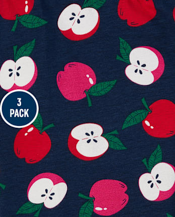 Pack de 3 leggings estampados para niñas