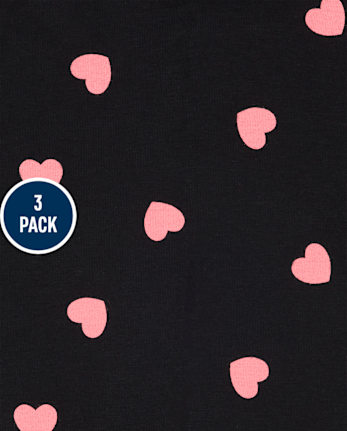 Girls Print Leggings 3-Pack