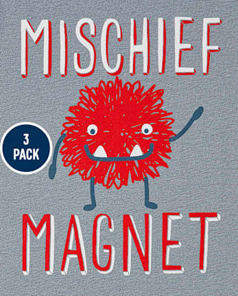 Baby And Toddler Boys Sassy Graphic Tee 3-Pack