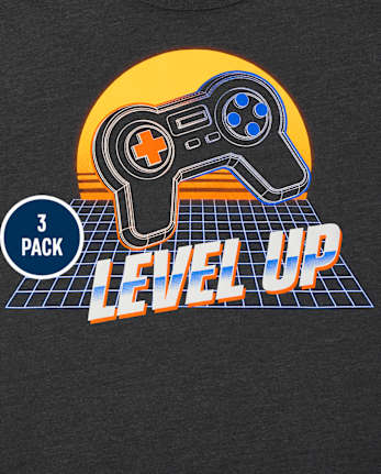 Boys Gamer Graphic Tee 3-Pack