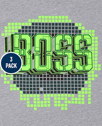 Boys Animal Graphic Tee 3-Pack