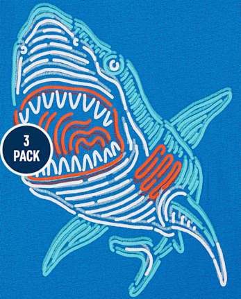 Boys Animal Graphic Tee 3-Pack