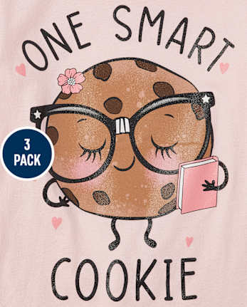 Girls Smart Graphic Tee 3-Pack