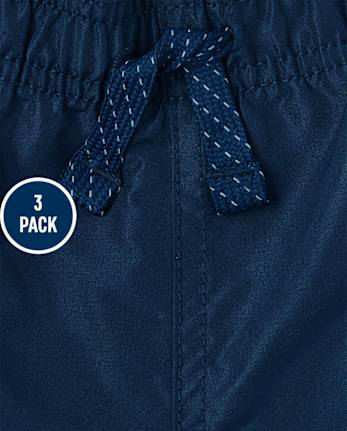 Baby And Niños pequeños Boys Wind Pants 3-Pack