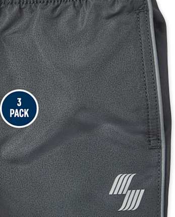 Baby And Niños pequeños Boys Wind Pants 3-Pack