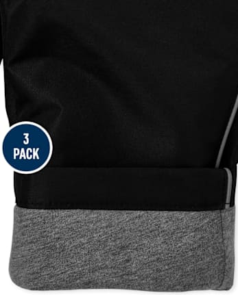 Baby And Niños pequeños Boys Wind Pants 3-Pack