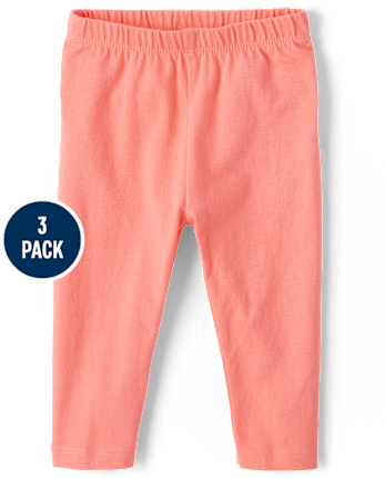 Baby Girls Unicorn Ruffle Pants 3-Pack