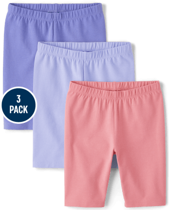 Girls Bike Shorts 3-Pack