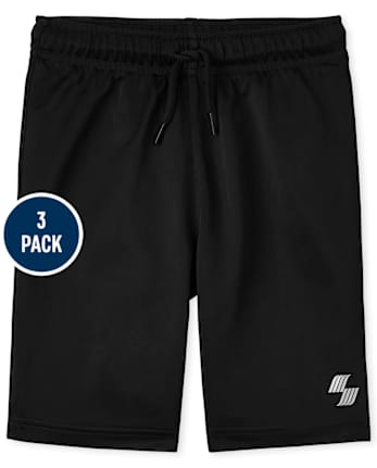 Boys Basketball Shorts 3-Pack