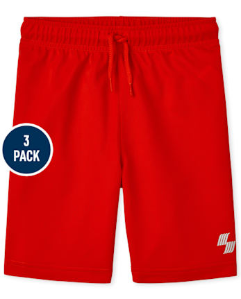 Boys Basketball Shorts 3-Pack