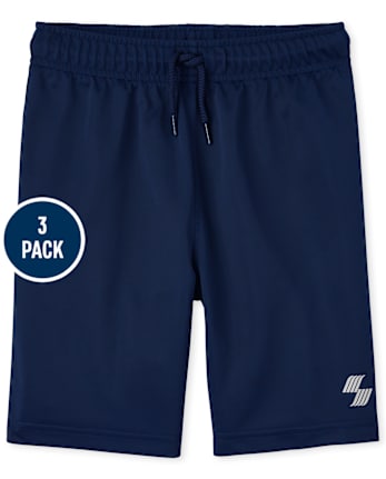 Boys Basketball Shorts 3-Pack