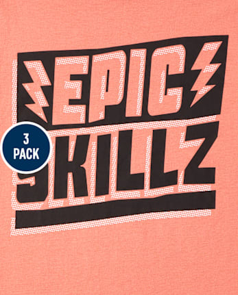 Boys Extreme Sports Graphic Tee 3-Pack
