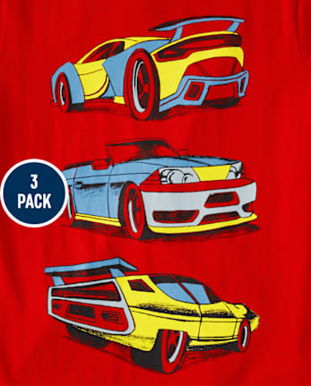 Boys Vehicle Graphic Tee 3-Pack
