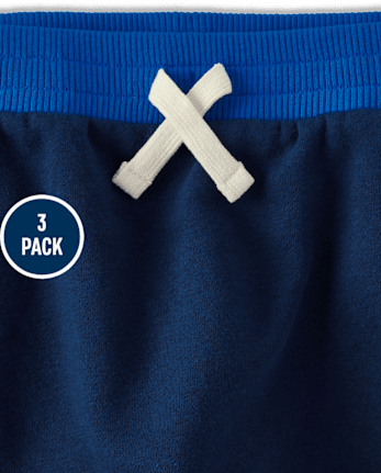 Baby And Toddler Boys Fleece Jogger Pants 3-Pack
