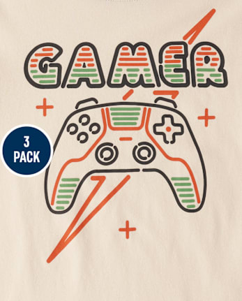 Boys Camo Top 3-Pack