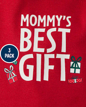 Baby Christmas Bodysuit 3-Pack