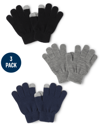 Boys Texting Gloves 3-Pack